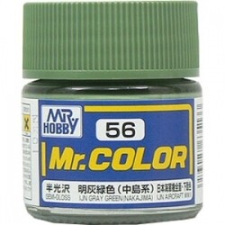 MR.HOBBY/郡仕 C56 明灰绿色 10ml油性模型油漆