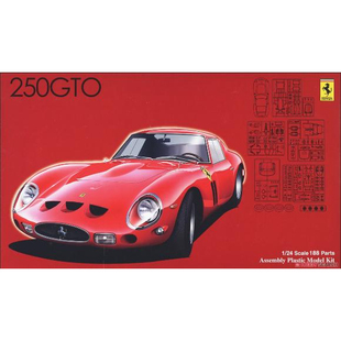 预订 富士美 12354 FERRARI 250GTO 金属蚀刻件豪华版 (1/24)