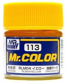 MR.HOBBY/郡仕 C113 RLM04黄色 10ml油性模型油漆
