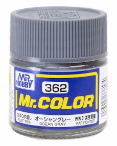 MR.HOBBY/郡仕 C362 二战英国战机中后期海洋灰色 10ml油性模型漆
