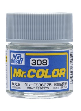MR.HOBBY/郡仕 C308 FS36375灰色 10ml油性模型油漆