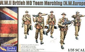 Gecko/壁虎 35GM0014 二战英国陆军步兵机枪小组 西北欧 (1/35)+