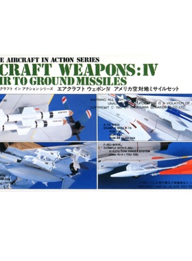 长谷川 35004 现代航空作战装备IV：美国空对空导弹 (1/72)