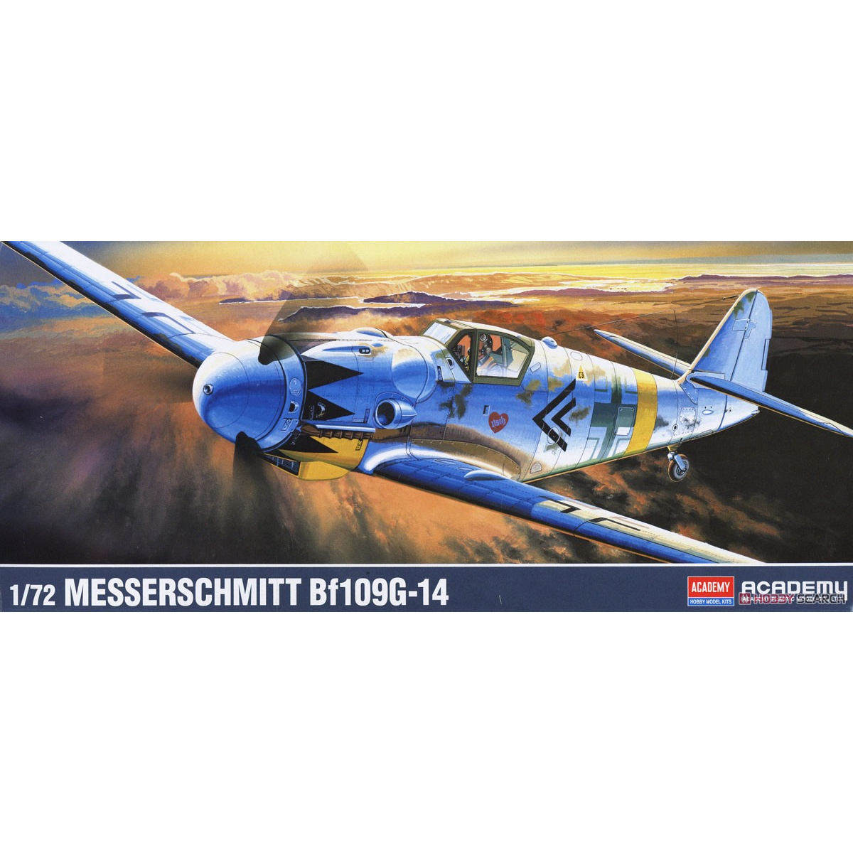 ACADEMY/爱德美 12454 梅塞思密特 Bf109G-14 战斗机