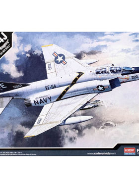 ACADEMY/爱德美 12529 F-4J 鬼怪 舰载战斗机“VF-84 骷髅”