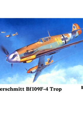 长谷川 08881 梅塞斯密特 Bf109F-4 Trop战斗机热带型 (1/32)