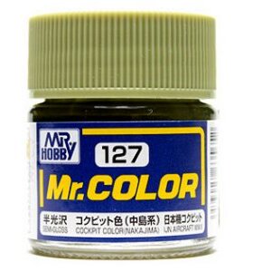 MR.HOBBY/郡仕 C127 战机内部绿色 10ml油性模型油漆