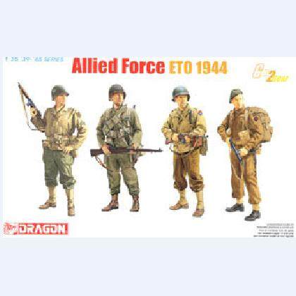 威龙6653二战英美盟军士兵人物