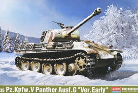 ACADEMY/爱德美 13529 Pz.Kpfw.V Panther Ausf.G(豹G战车前期型)