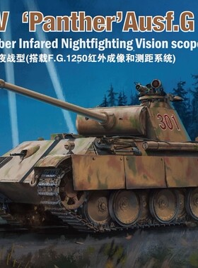 Vespid Models/黄蜂模型 VS720008 Pz.Kpfw.V 5号战车豹G夜战型