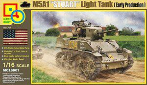 Classy Hobby/雅致 MC16007 M5A1"斯图亚特"轻型战车前期型(1/16)