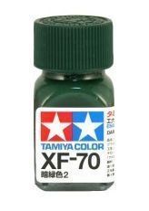 TAMIYA/田宫 80370 XF-70 暗绿色10ml珐琅系油性模型油漆