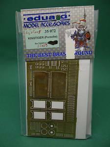 EDUARD 35072 6号重战车虎王保时捷型用金属蚀刻件(TAMIYA)