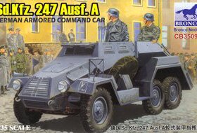 威骏 CB35095  Sd.kfz.247 Ausf.A 轮式装甲车指挥型 (1/35)