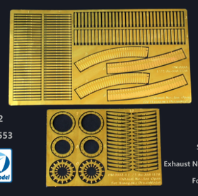 梦模型 DM0553 SU-35S“侧卫E”117S发动机尾喷口升级金属蚀刻件