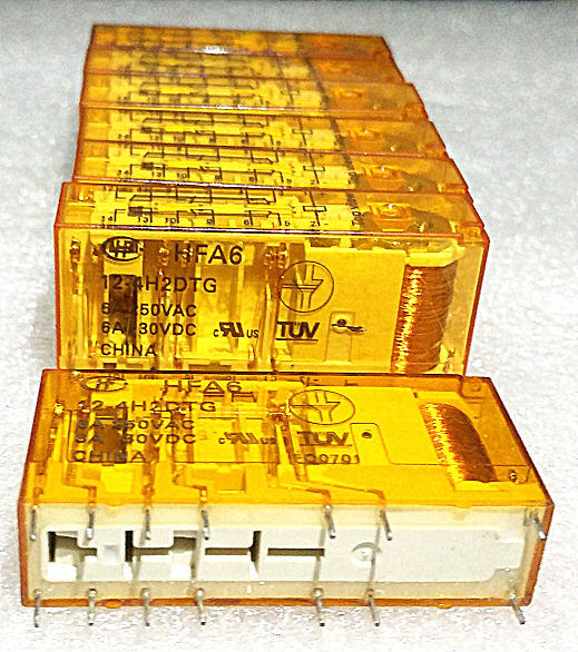 G7SA-4A2B 12VDC 欧姆龙继电器 HFA6 12-4H2DTG  6A/250VAC 通用