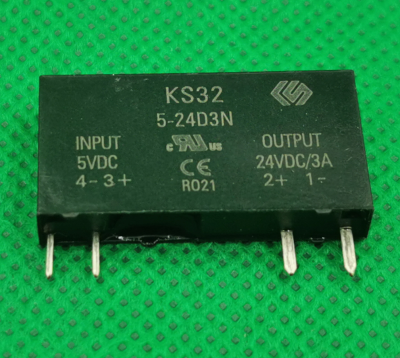 KS32 5-24D3N 5VDC 宏发固态继电器 24VDC/3A