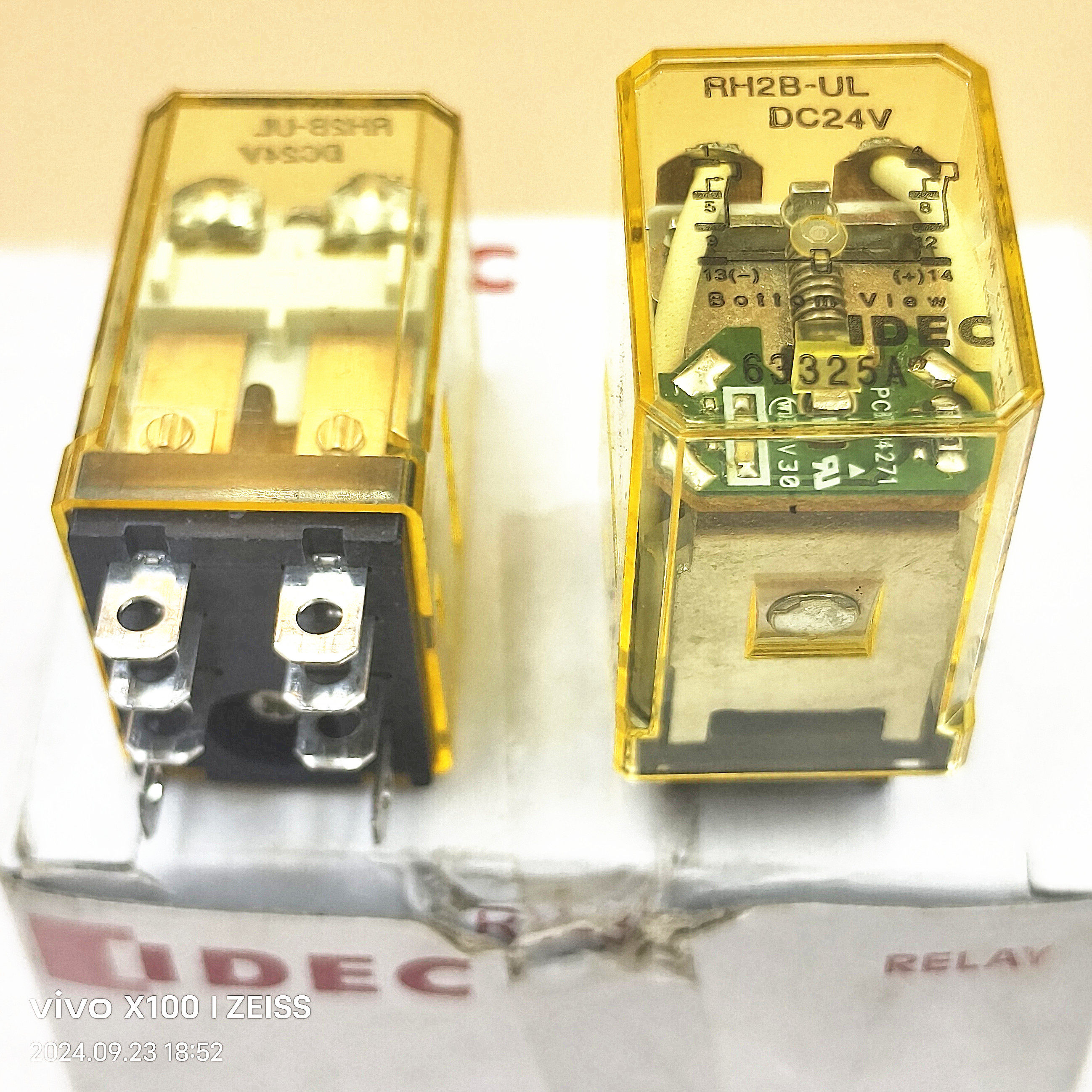 rh2b-u rh2b-ul-dc24v  idec和泉继电器8脚 sh2b-05a 92z03 现货
