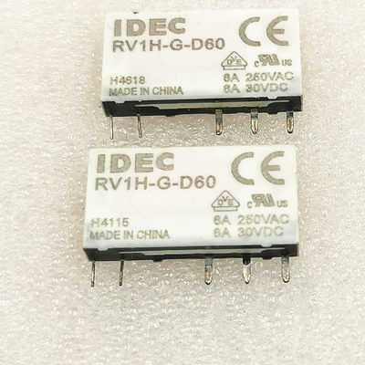 RV1H-G-D60 IDEC和泉继电器 RV1H-G-D24 RV1H-G-D12 RV1H-G-D5