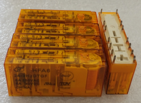 HFA6 24-4H2DTG 宏发继电器 G7SA-4A2B 24VDC 6A/250VAC 通用