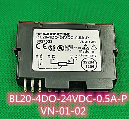 德国图尔克TURCK模块 BL20-4DO-24VDC-0.5A-P  VN-01-02 6827023