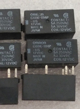 G6BK-1114P-US 欧姆龙继电器G6BK-1114P-US 12VDC 5A/250VAC