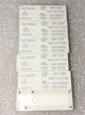 HF118F-048-1ZS1T宏发继电HF118F-048-1ZS1T 10A  250VAC