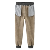 Бархатные камуфляжные флисовые трендовые штаны для влюбленных для отдыха подходит для мужчин и женщин, увеличенная толщина, облегающий крой