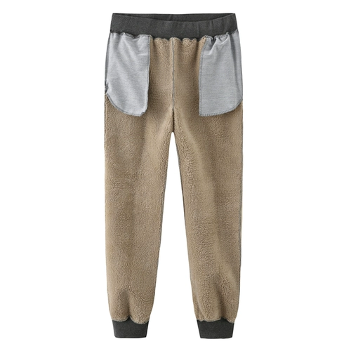 Бархатные камуфляжные флисовые трендовые штаны для влюбленных для отдыха подходит для мужчин и женщин, увеличенная толщина, облегающий крой