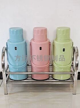 不锈钢暖瓶架暖壶热水瓶架子家用热水瓶收纳架开水壶暖厨房置物架