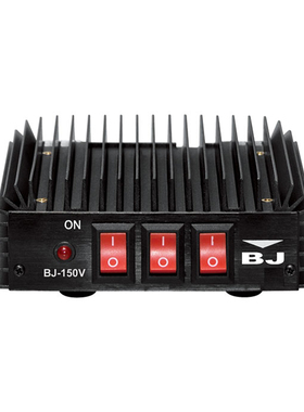 BJ-150V迷你大功率全模式功放CB放大器开关电源SSB单边功率器黑色