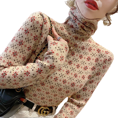 高领毛衣女打底洋气内搭上衣