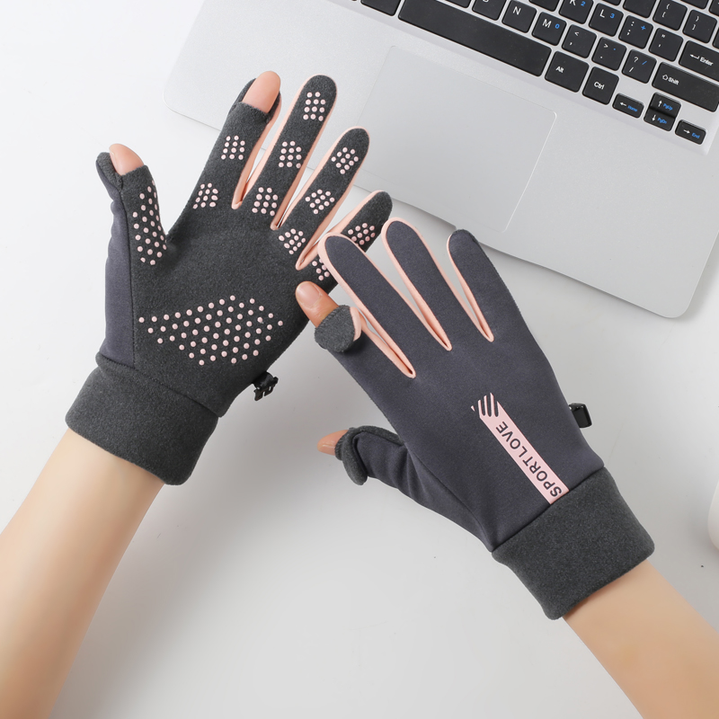 骑车手套男女冬季保暖防水加绒