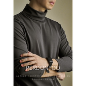 液氨丝光棉高领打底衫 T恤翻领内搭秋衣 男秋冬抗静电抗寒保暖长袖