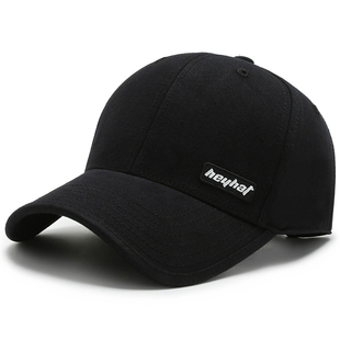 新款大头围鸭舌帽遮阳帽男士棒球帽子男秋季户外韩版潮太阳帽
