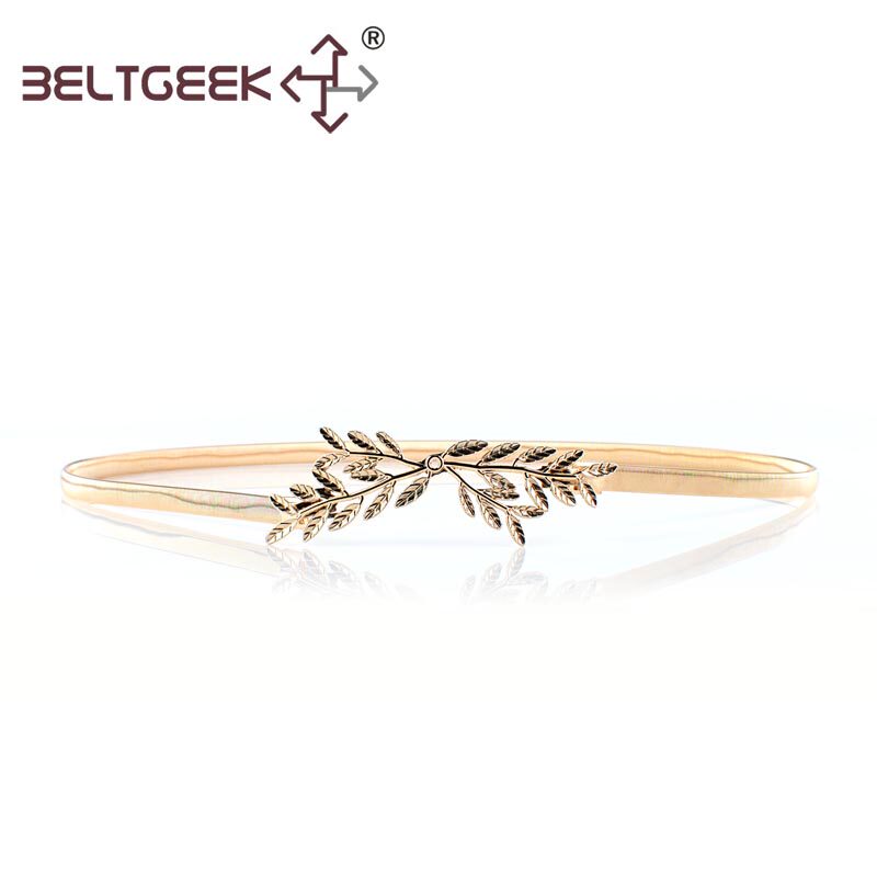 European and American models three-dimensional Metal leaf Decorative belt Dress with Elastic Elastic force Women's Beltsin the Accessories/Leather belt/Hat/Muffler , Belt/Leather belt/Yaolian  category - from Buy2taobao.com to provide professional Taobao agent buy service