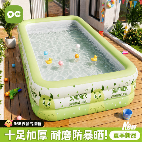 家用加厚充气遮阳大型亲子泳池