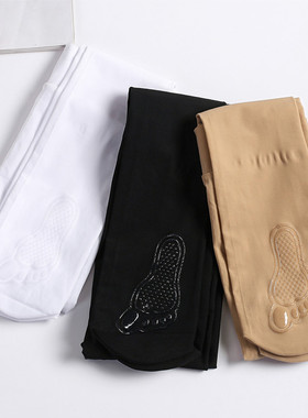 40D儿童钢丝袜春夏薄款女童面膜连裤袜高弹抗起球白色舞蹈袜