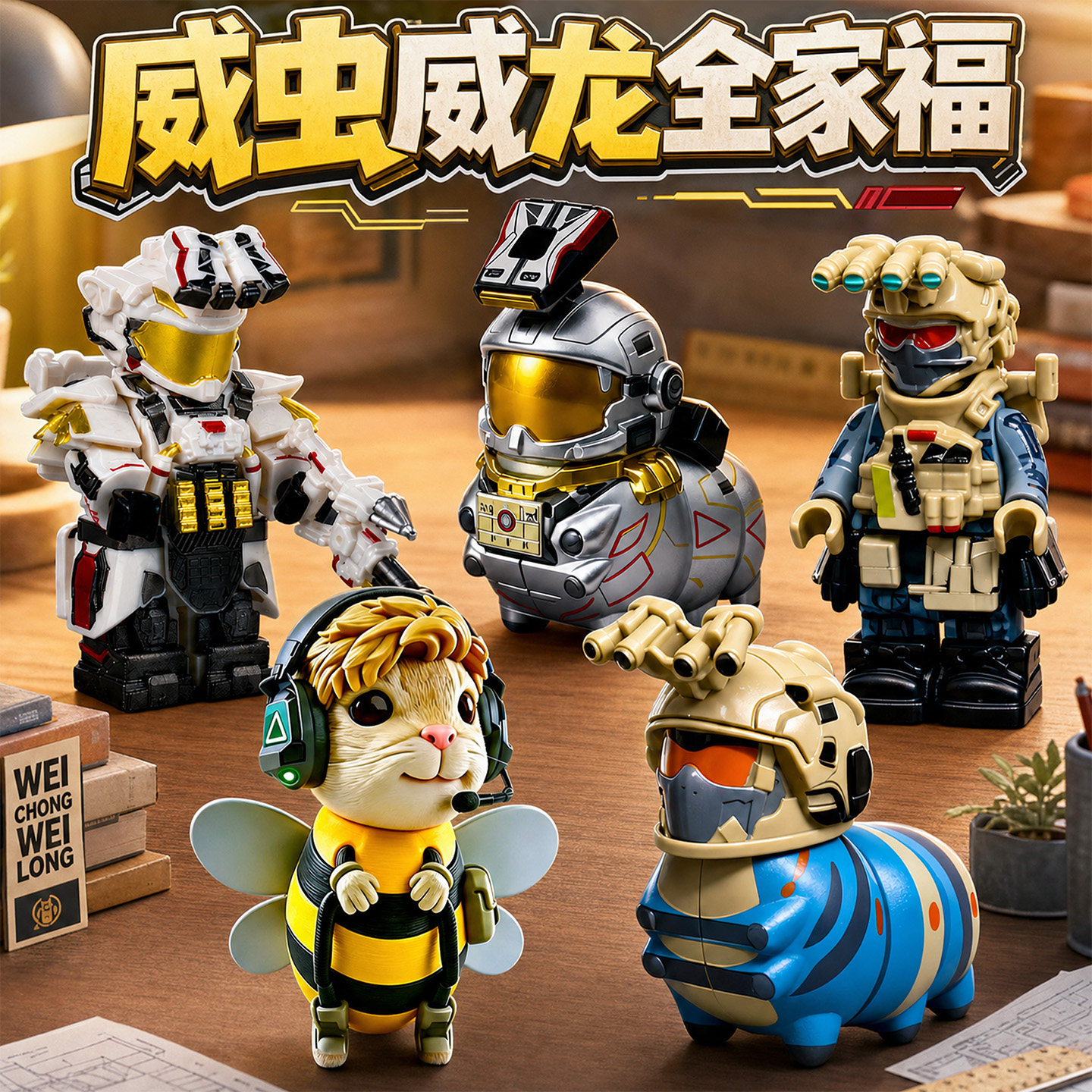 三角洲行动正版周边银色夜光威虫图片