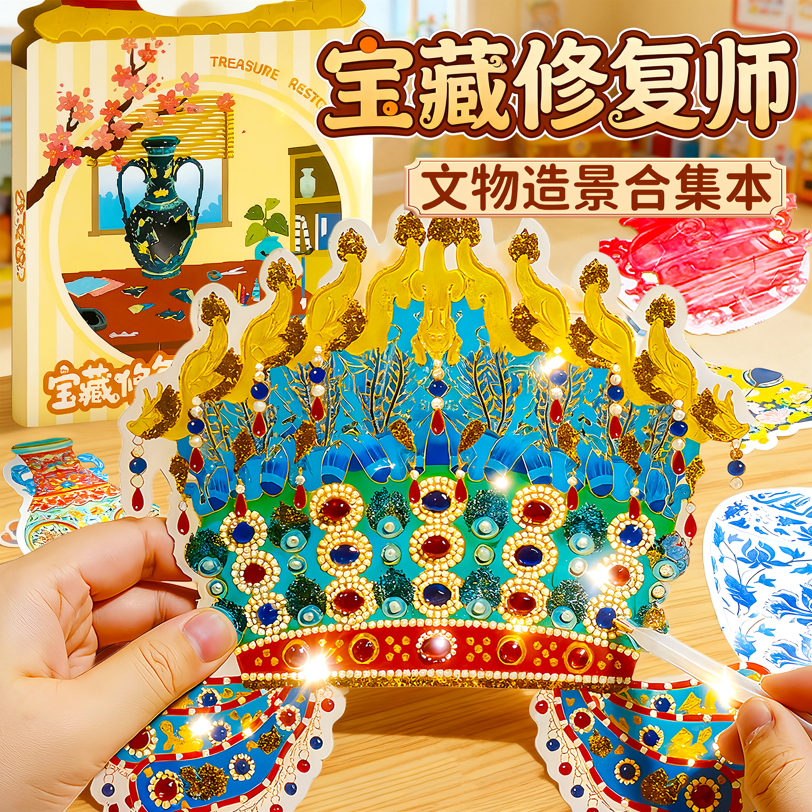 小小文物修复师手工益智儿童玩具