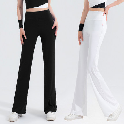 浩舟2026新款练功服女微喇舞蹈裤秋冬健身操跳舞裤子形体民舞2201