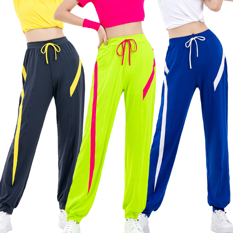 浩舟夏秋新款廣場舞比賽服收腳褲