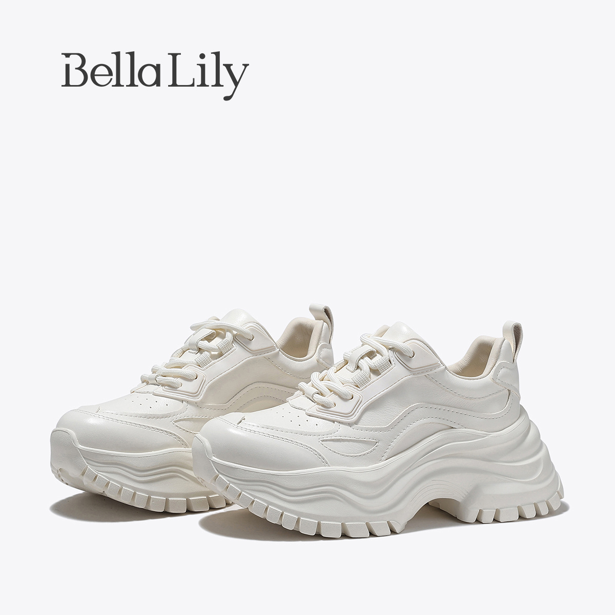 轻便百搭运动小白鞋