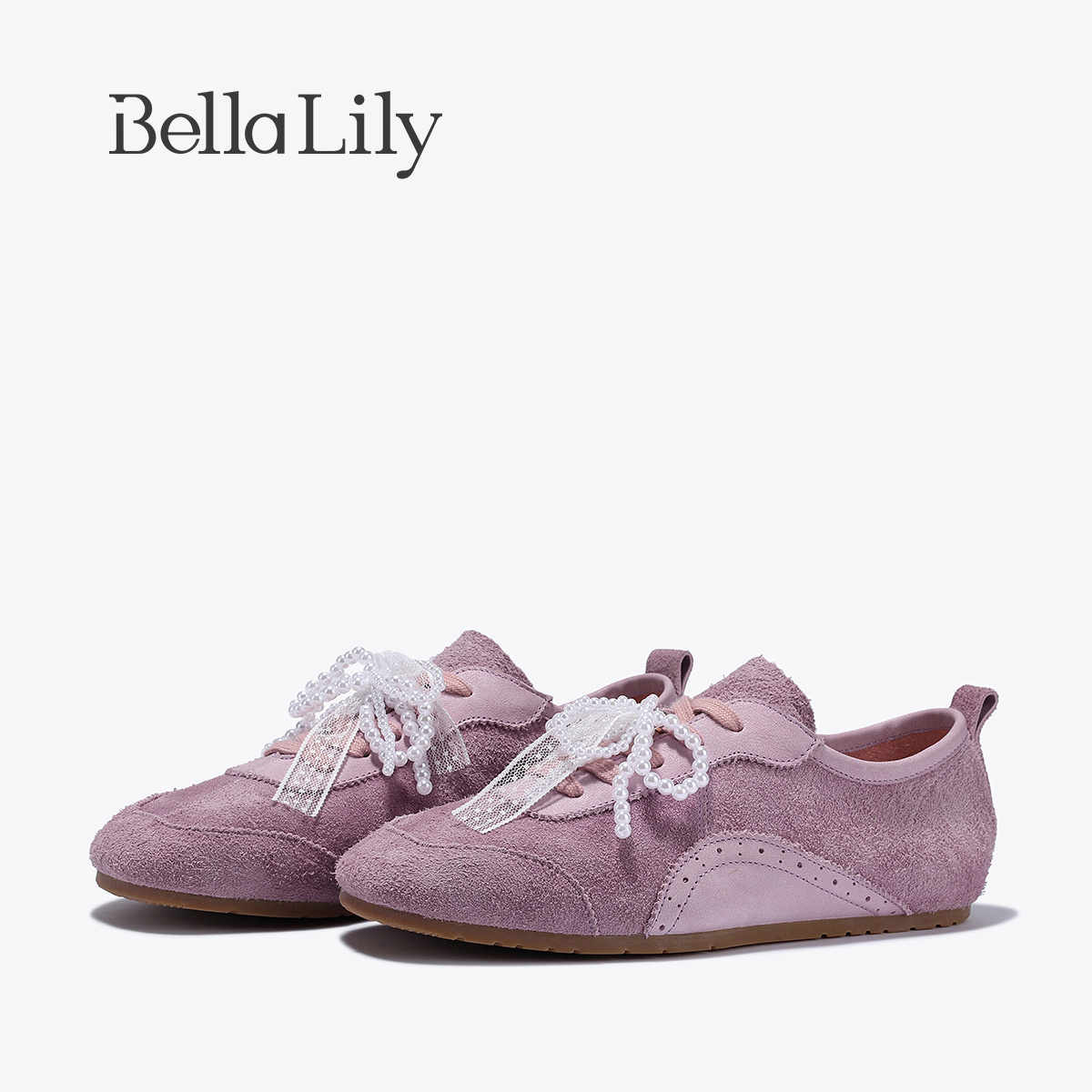 BellaLily2025夏季新款气质高级感女鞋舒适休闲鞋小众个性德训鞋