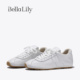 新款 牛皮软底德训鞋 女休闲板鞋 BellaLily2025秋季 百搭通勤小白鞋