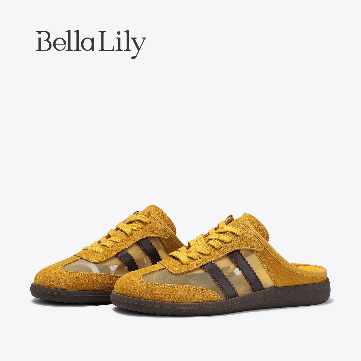 潮酷休闲一脚蹬德训鞋半拖鞋