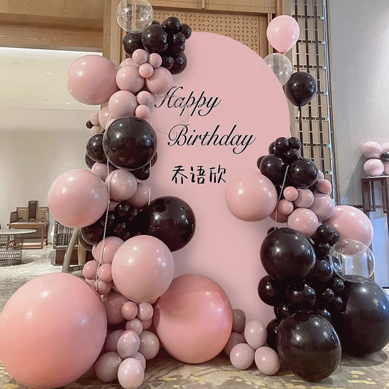 18成人礼生日高级感布置背景KT板