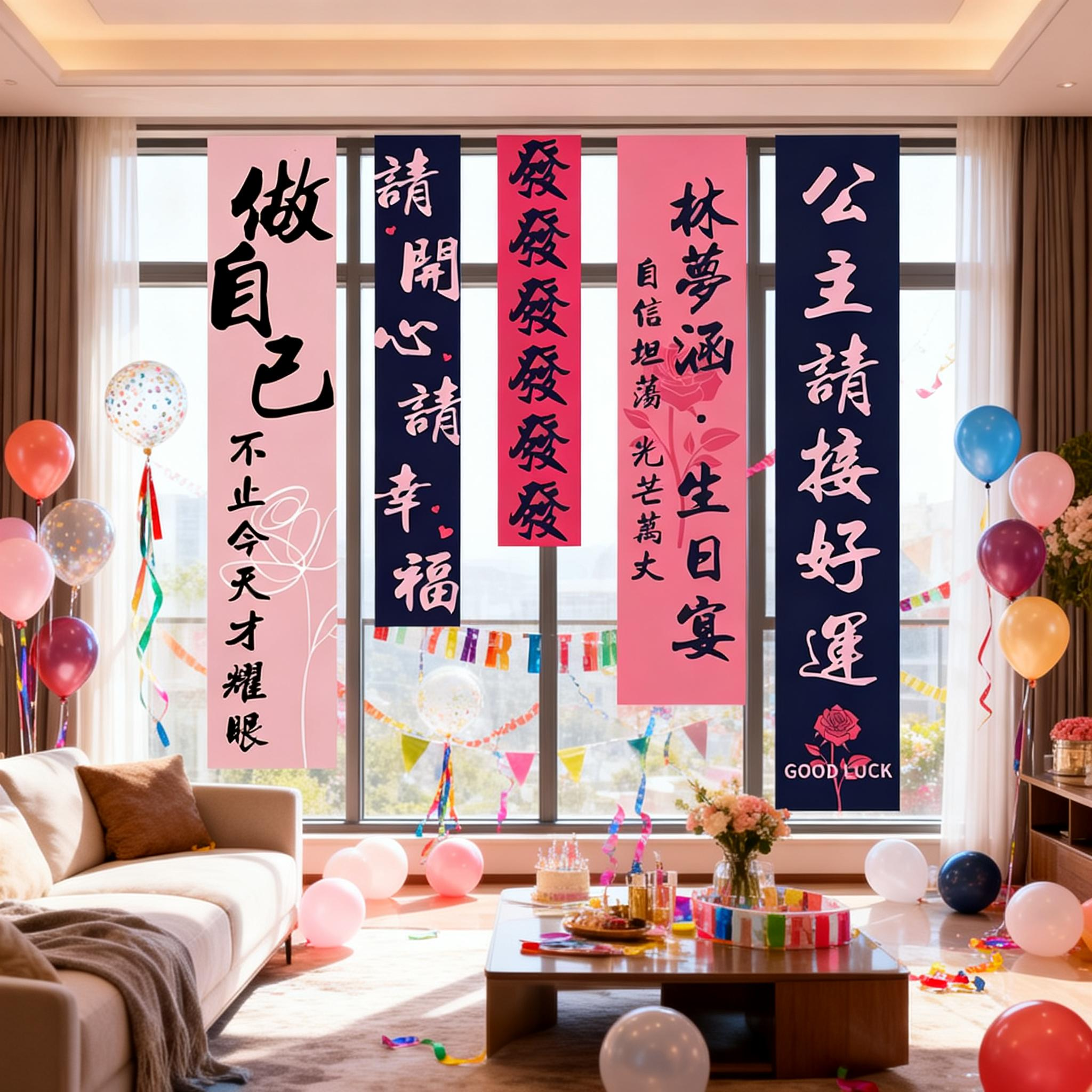 生日挂布拍照氛围道具背景布