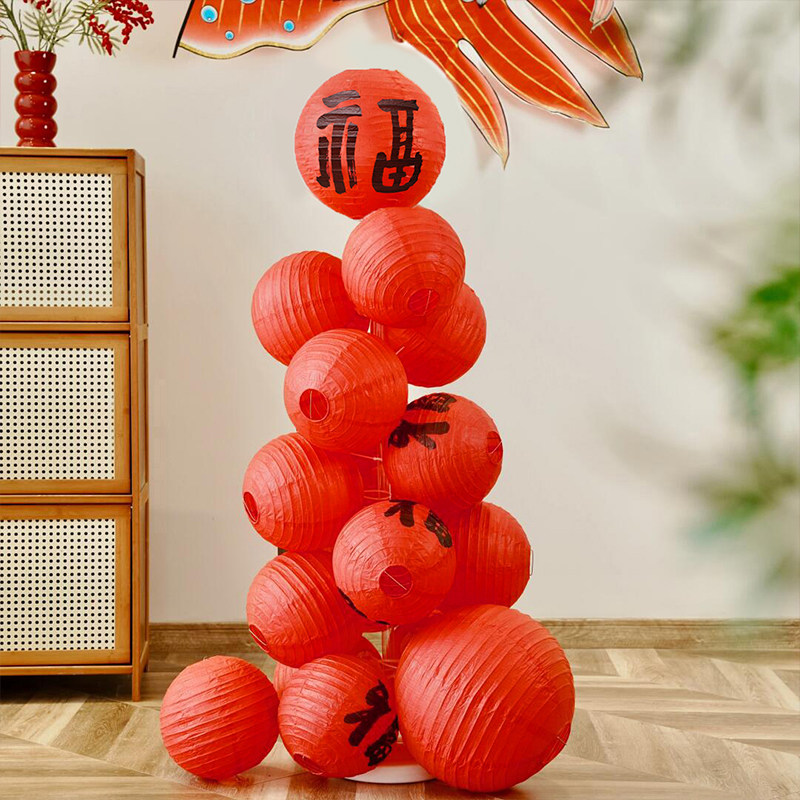 新年元旦开业商场装饰品红灯笼立柱布置客厅喜庆店面氛围布置挂饰,节庆用品/礼品,节日装扮用品,淘宝优惠券,粉丝福利购,淘宝优惠卷