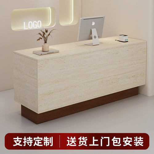 收银台服装店吧台简约现代小型店铺前台美发美容院接待台公司柜台
